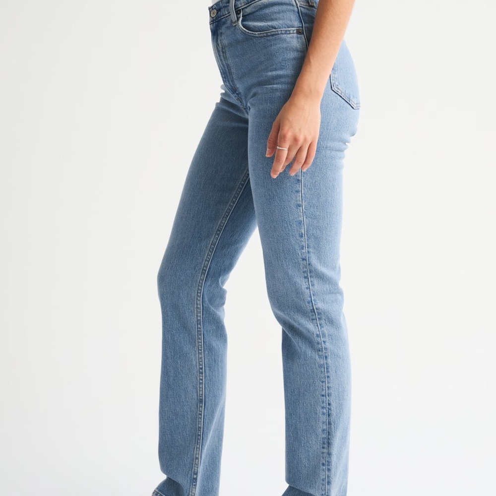 Abercrombie & Fitch Light Blue Straight Leg Jeans